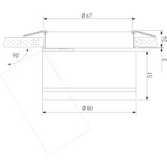 Точечный светильник Stark 25035/LED