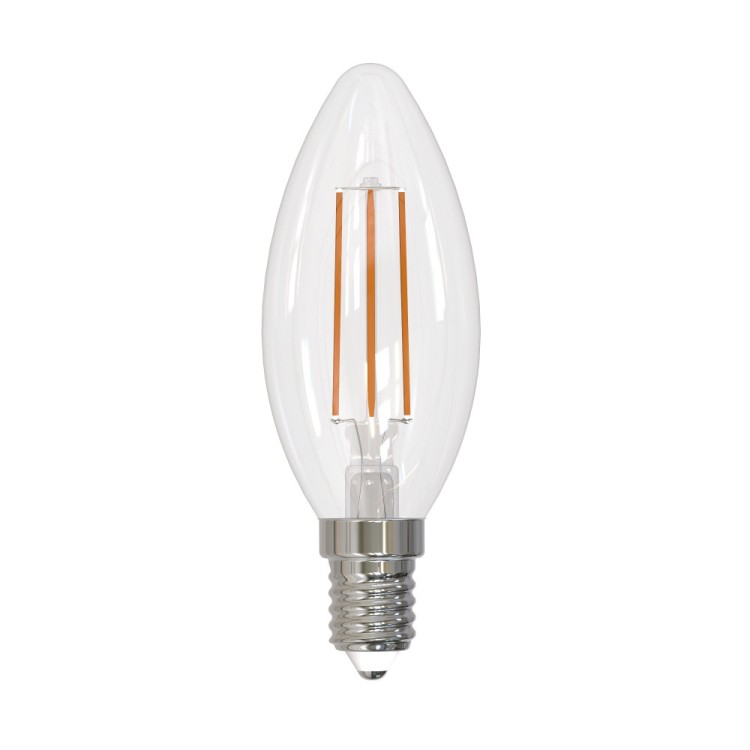 Лампочка светодиодная  LED-C35-11W/3000K/E14/CL PLS02WH картон