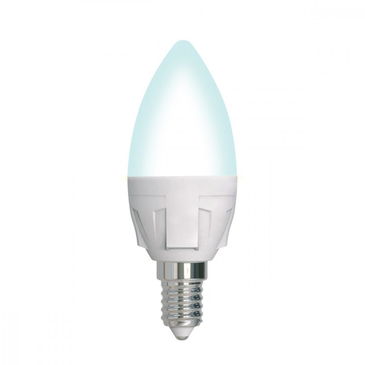Лампочка светодиодная  LED-C37 7W/4000K/E14/FR/DIM PLP01WH картон