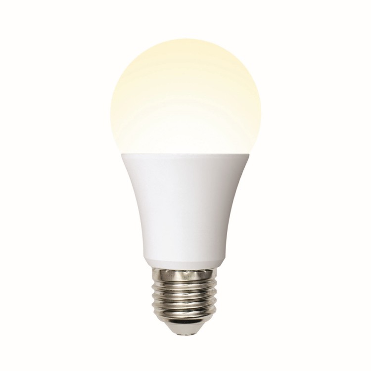 Лампочка светодиодная  LED-A60-10W/WW/E27/FR/MB PLM11WH картон