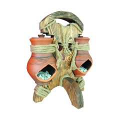 Интерьерная деревянная настольная лампа Горшок Горшок-2 Тарьсма