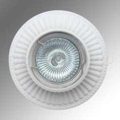 Точечный светильник RD 015 из белого гипса